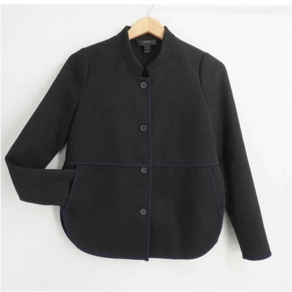 J.Crew Black Twill Jacket